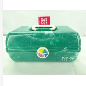 COPY - Caboodle Marble Make Up Holder GREEN Organizer